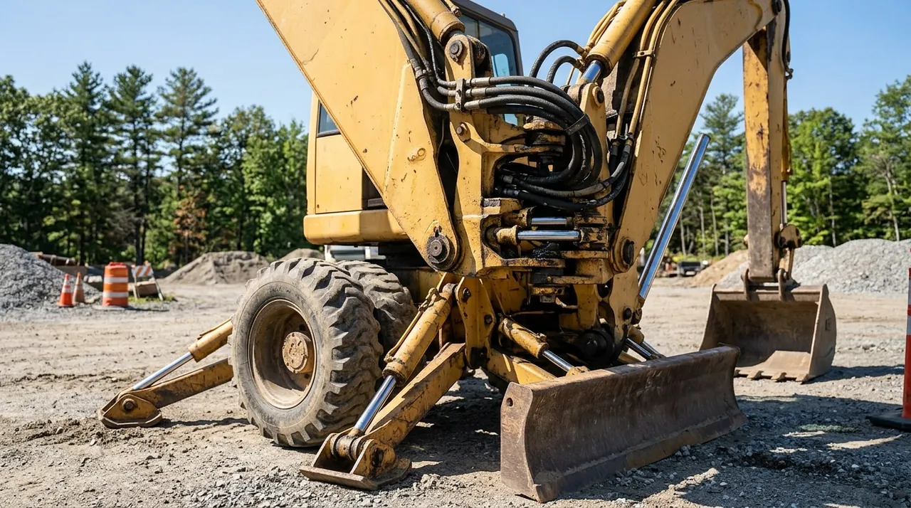 2A — Excavator & Track Hoe Anatomy (Excavating Machinery).
