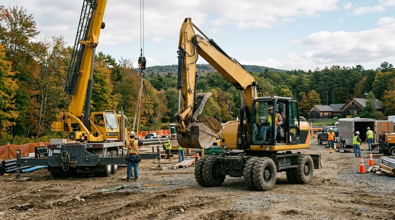 2A/1C — Applied Scenarios — Choosing the Right Machine and the Right Restriction (Excavating Machinery & Hydraulic Boom-Truck Hoisting).