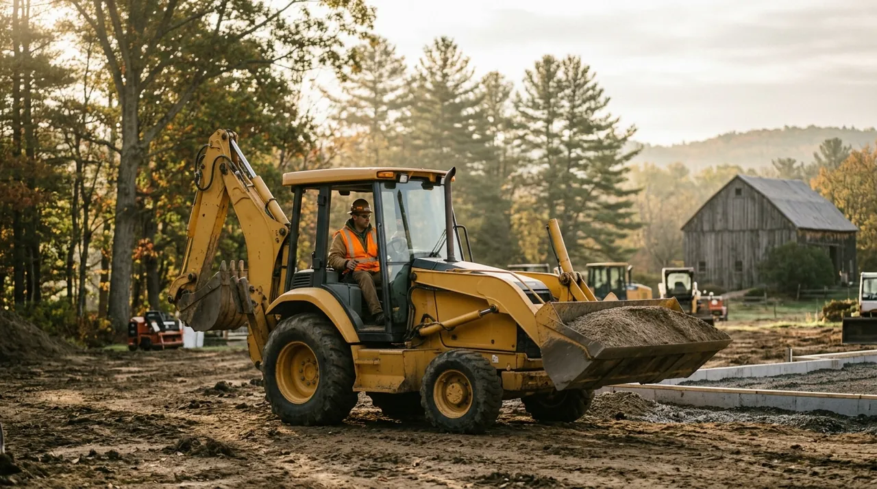 2B — Loader Operation & Material Handling (Backhoe Loaders (Loader/Backhoe Combination)).