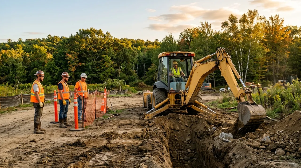 2B — Underground Utilities & Dig Safe (Backhoe Loaders (Loader/Backhoe Combination)).