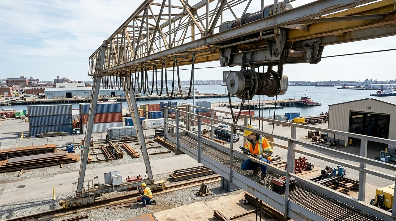 3A — Maintenance, Recordkeeping & Marine-Lift Specifics (Overhead, Gantry & Marine Hoists).