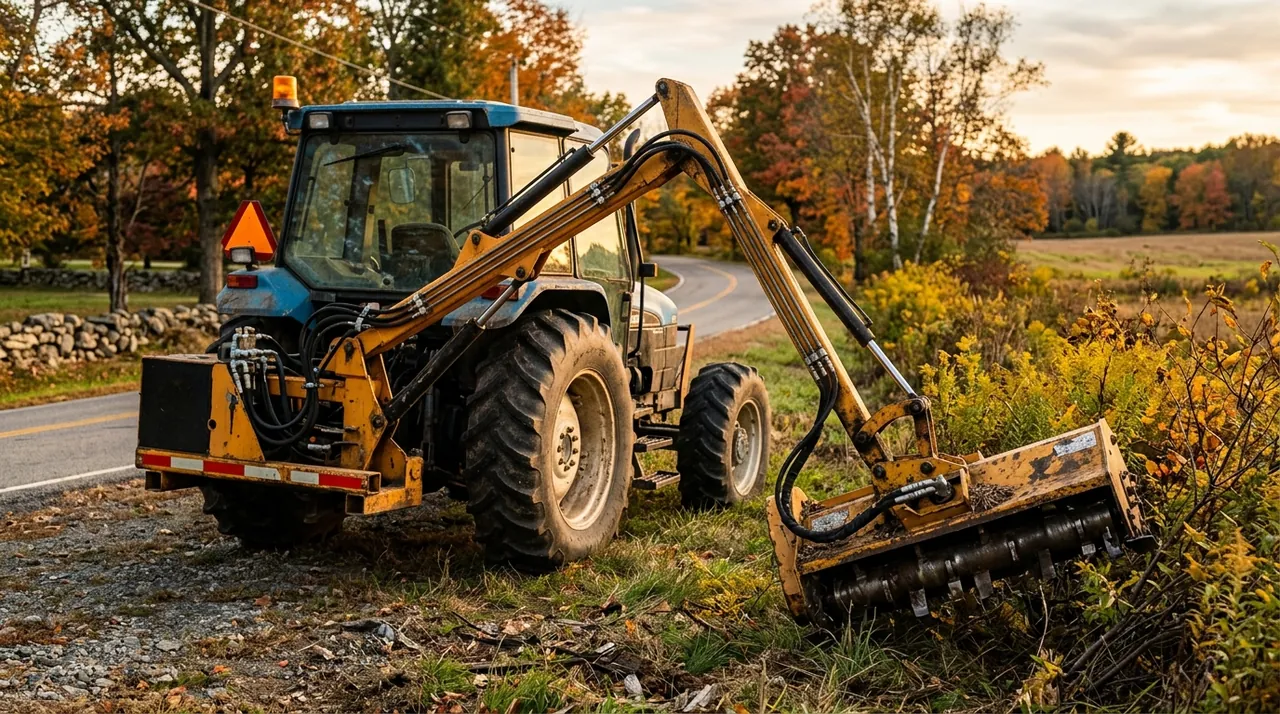 4G — Slope Stability, Utilities & Thrown-Object Control (Specialty Side-Boom Mowers).