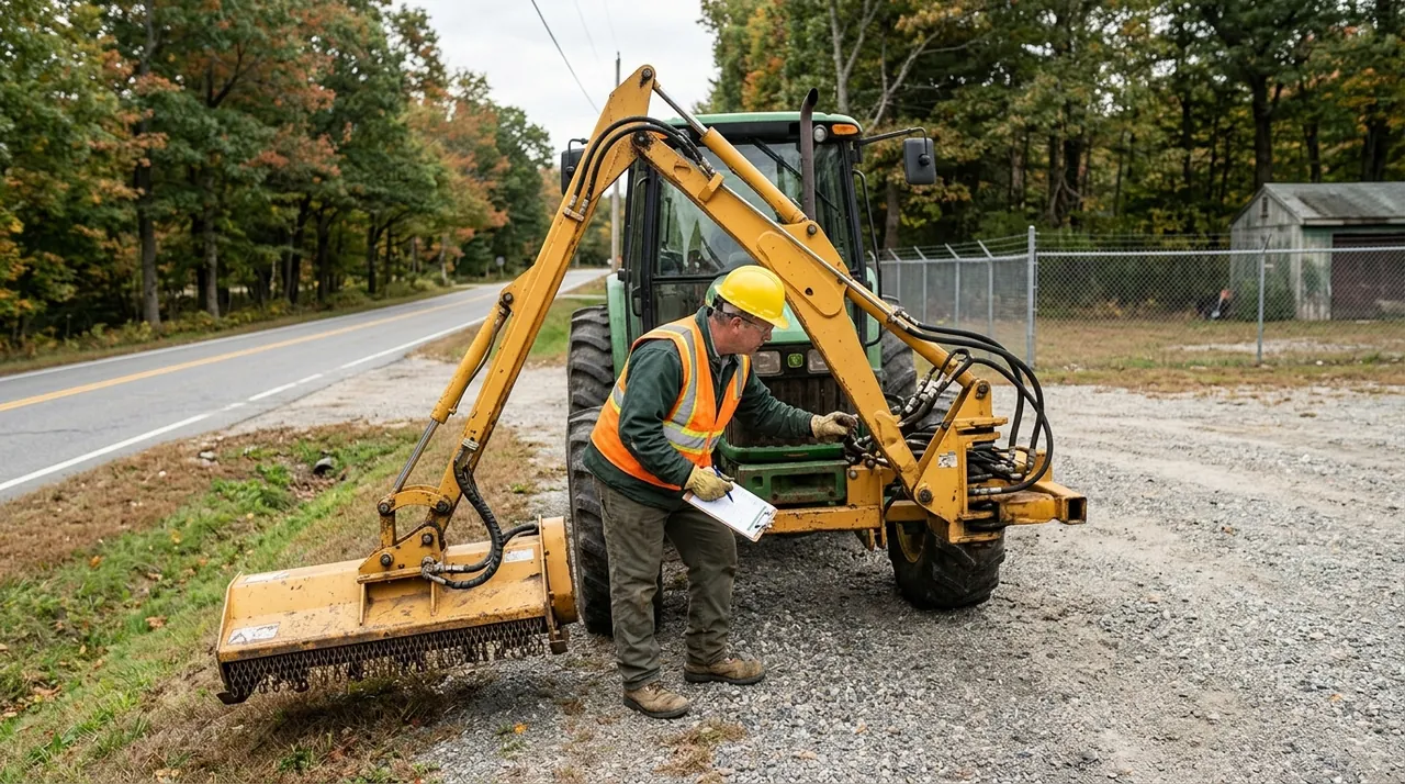 4G — Pre-Shift Inspection & Removal-From-Service Conditions (Specialty Side-Boom Mowers).