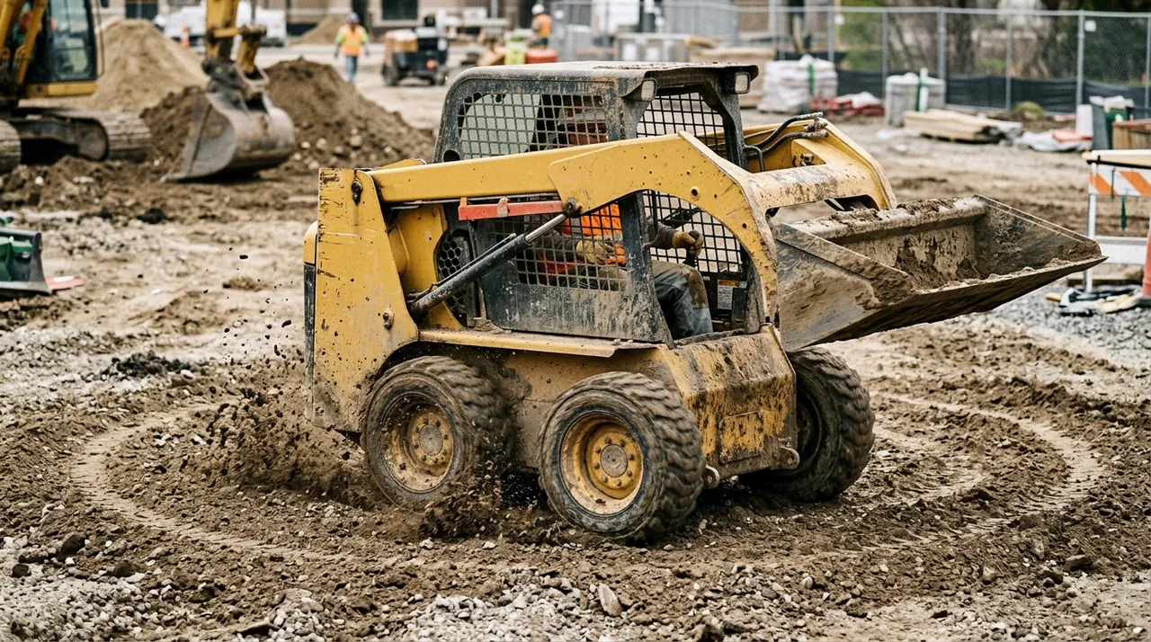 How a skid steer steers — and why it matters — 2A Excavating Machinery.