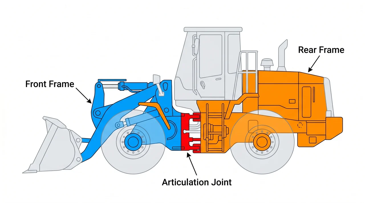 Frames, articulation, and why steering affects stability — 2C Front-End Loaders.