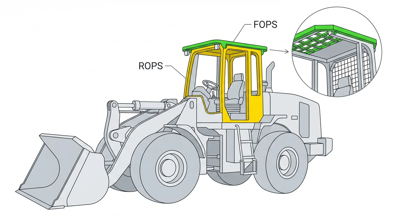 Cab protection, operator restraint, and controls — 2C Front-End Loaders.